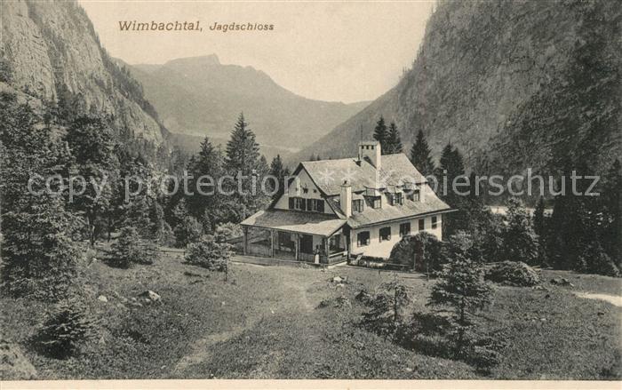 Wimbachtal Jagdschloss Alpen