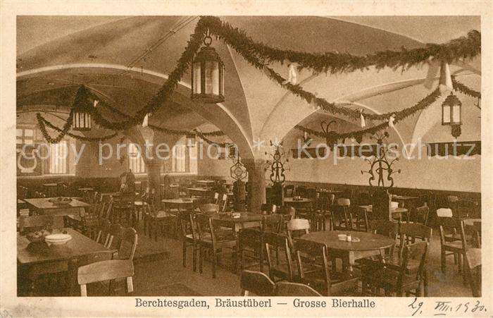 BERCHTESGADEN Bayern Braeustueberl Grosse Bierhalle