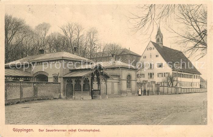 Goeppingen Sauerbrunnen nebst Christophsbad