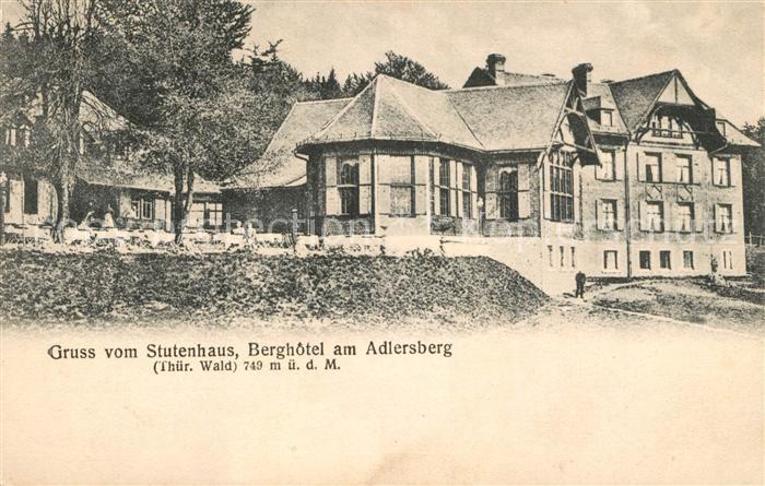 Frauenwald Thueringen Berghotel Stutenhaus am Adlersberg