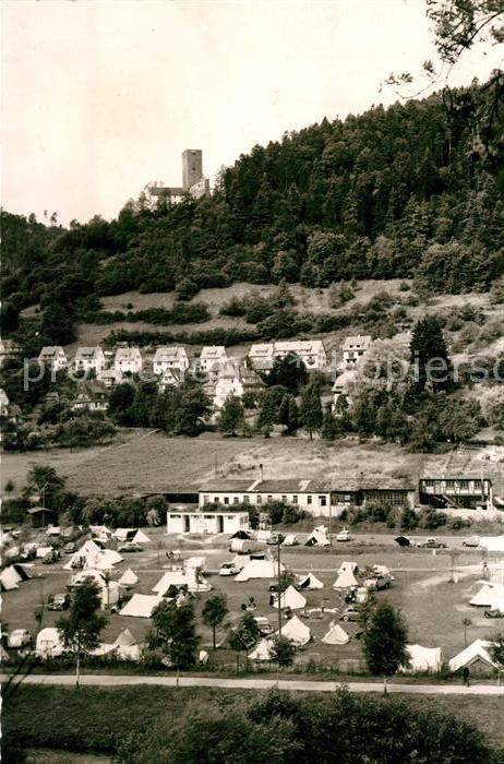 Bad Liebenzell Campingplatz Blick zur Burg