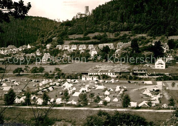 Bad Liebenzell Campingplatz Blick zur Burg