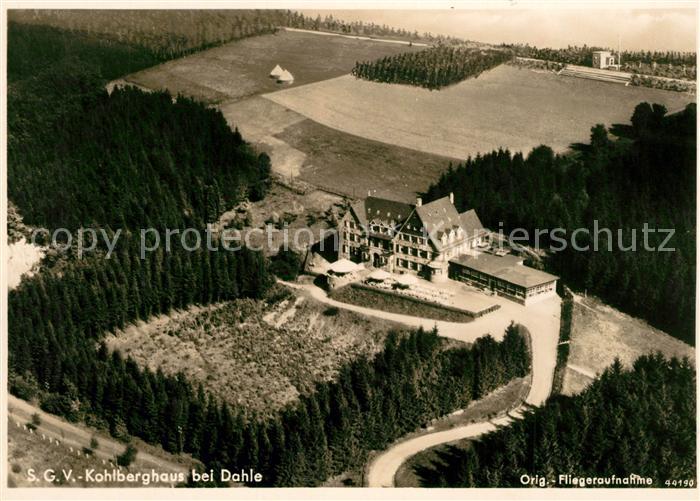 Dahle Altena SGV Kohlberghaus Original Fliegeraufnahme