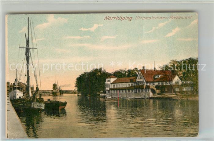 Norrkoeping Stroemsholmens Restaurant Segelschiff