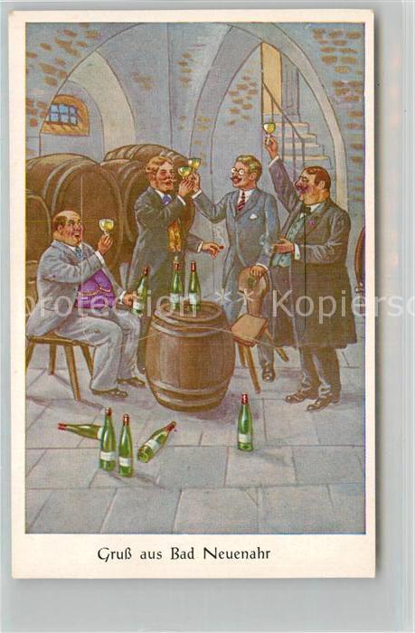 Bad Neuenahr-Ahrweiler Maenner beim Weintrinken