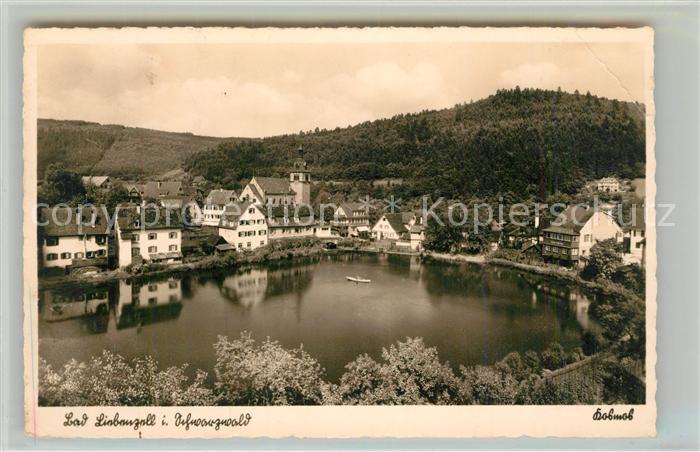 Bad Liebenzell Teilansicht mit See Kurort im Schwarzwald