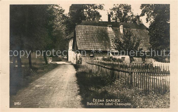Ceska Skalice Babiccino udoli Chaloupka
