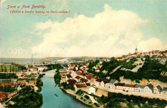 Stare Benatky und Nove Benatky Panorama