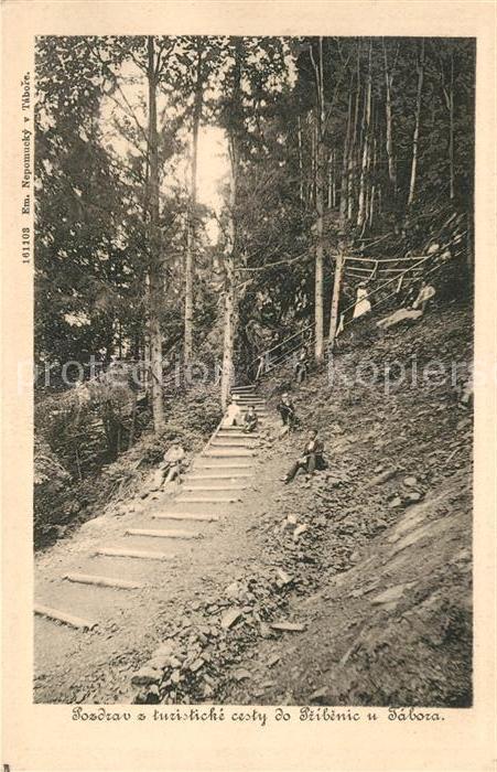 Tabor Czechia Pozdrav z turisticke cesty do Stibenic u Tabora