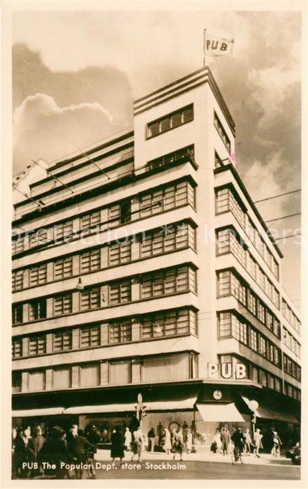 Stockholm PUB The Popular Dept store