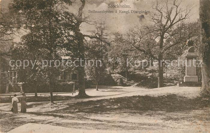 Stockholm Bellmansbysten a Kungl Djurgarden