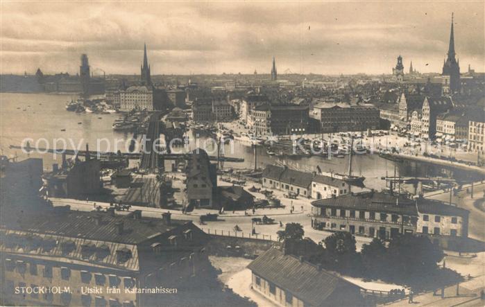 Stockholm Utsikt fran Katarinahissen