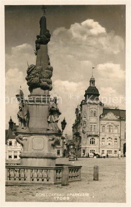 Schluckenau Monument Sparkasse