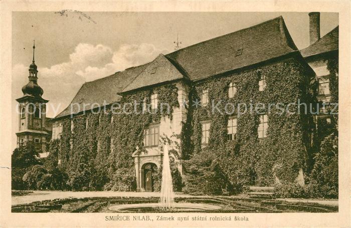 Smirice Zamek nyni statni rolnicka skola