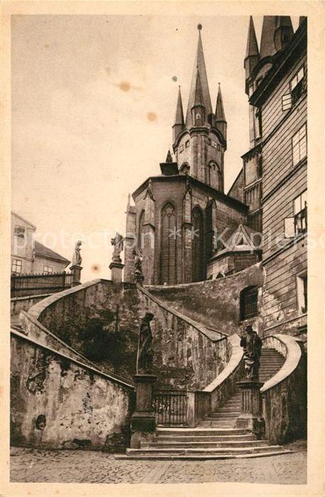 Cheb Eger Kostelni schody