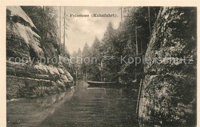 Adersbach Adrspach Felsensee Kahnfahrt