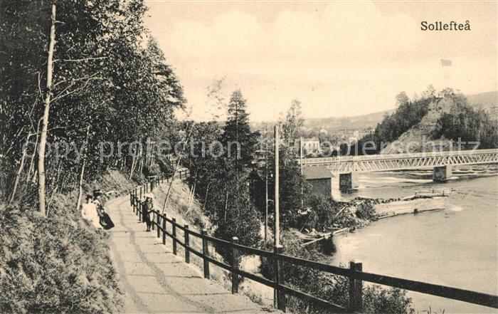 Sollefteå Partie am Fluss