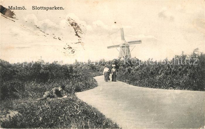 Malmoe Slottsparken Windmuehle