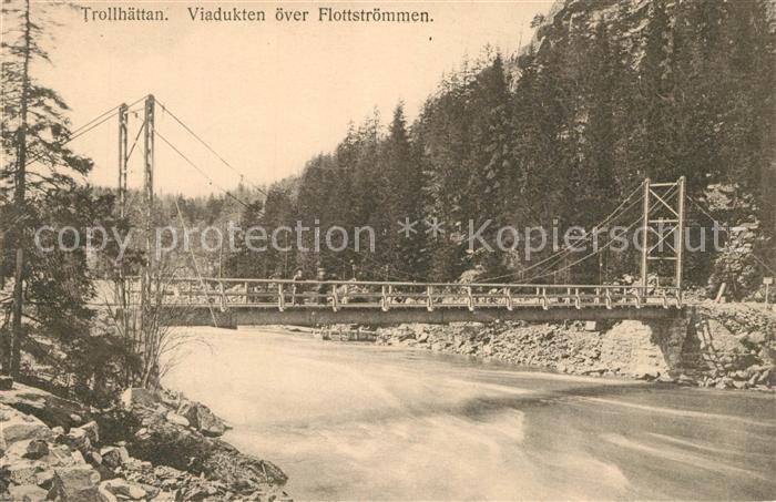 Trollhaettan Viadukten oever Flottstoemmen