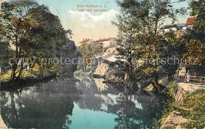 Dvur Kralove Partie am Wasser