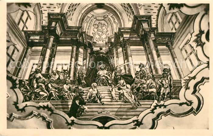 Vyssi Brod Stropni malba v knihovne Deckengemaelde