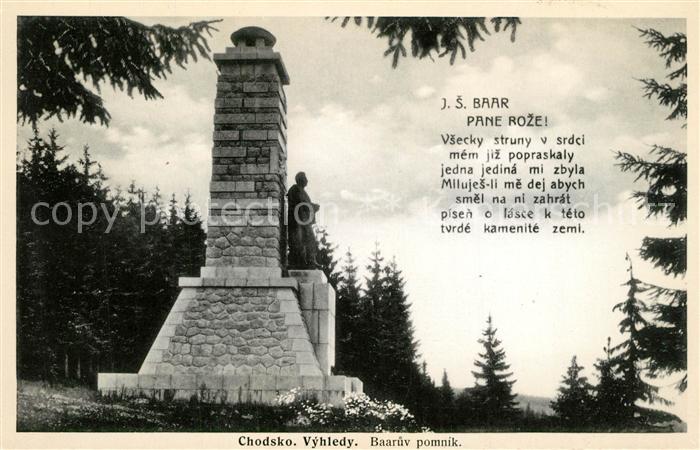 Chodsko Vyhledy Pomnik