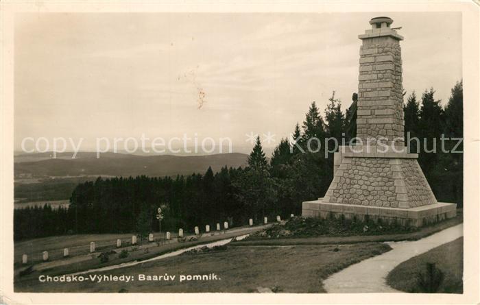 Chodsko Vyhledy Baaruv Pomnik