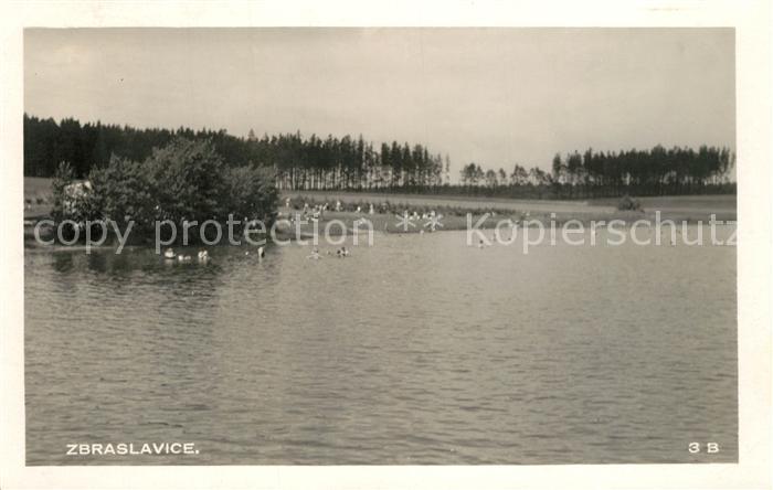 Zbraslavice Partie am See