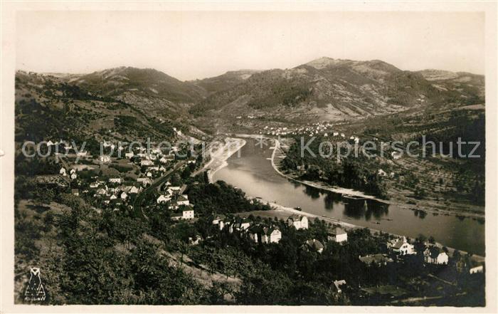 Salesel Tschechien Fliegeraufnahme Elbetal