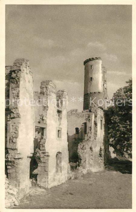 Bakov Jizerou Burgruine Zweretitz