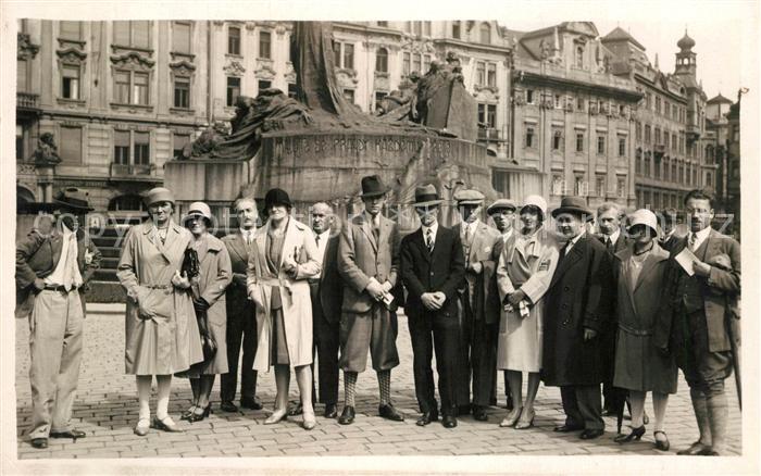 Praha Prahy Prague Gruppenfotl