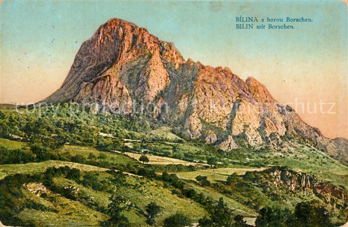 Bilina Bilin Tschechien mit Borschen