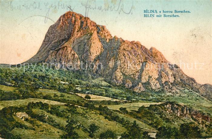 Bilina Bilin Tschechien mit Borschen