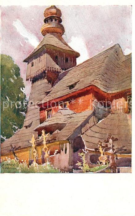 Vorlova Kirche Kuenstlerkarte