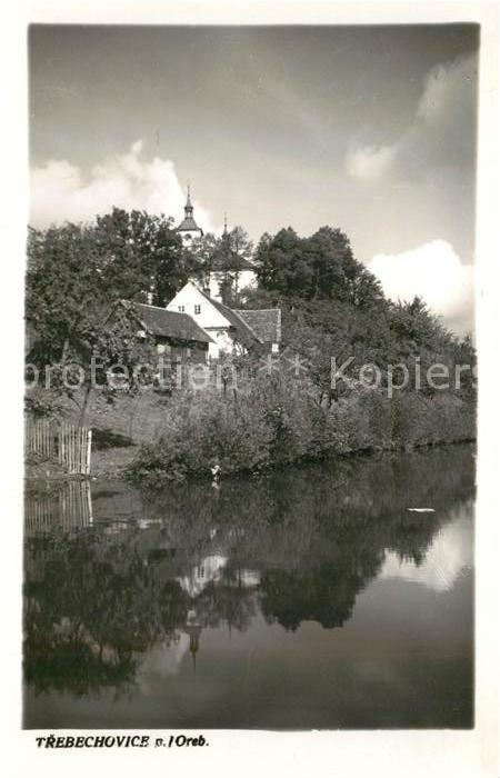 Trebechovice pod Orebem Partie am Fluss