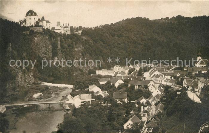 Tschechische Republik Ort am Fluss