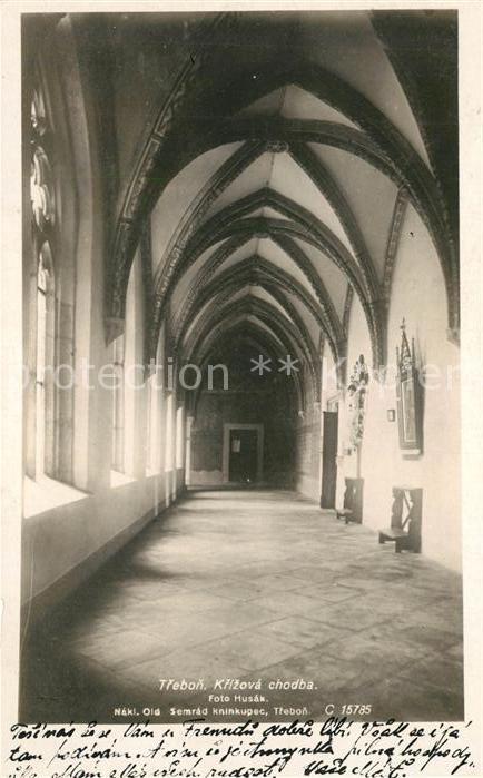 Trebon Czechia Krizova chodba Kirche innen