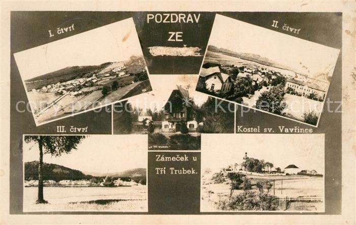 Tschechische Republik Zamecek u Tri Trubek