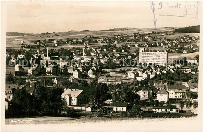 Warnsdorf Varnsdorf Boehmen Fliegeraufnahme