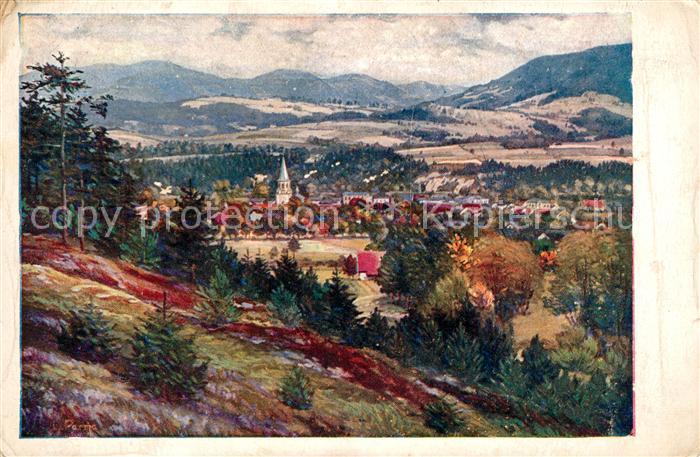 Cesky Raj Frydstejn Beznydy Panorama Kuenstlerkarte