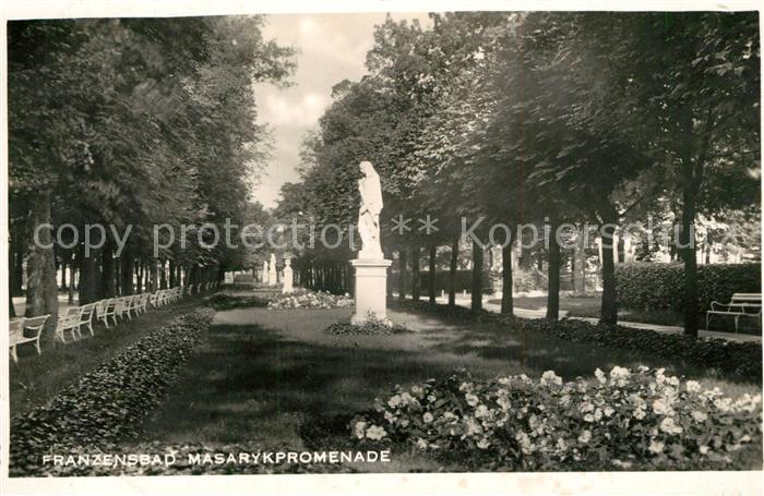 Franzensbad Tschechien Masarykpromenade