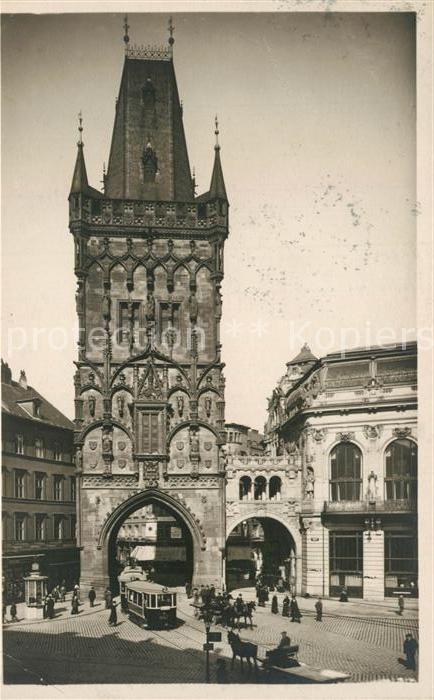 Prag Prahy Prague Pulverturm