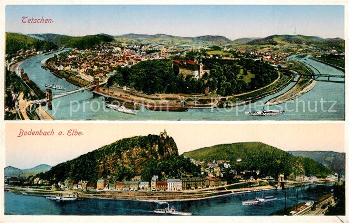 Decin Boehmen Panoramen Bodenbach Tetschen