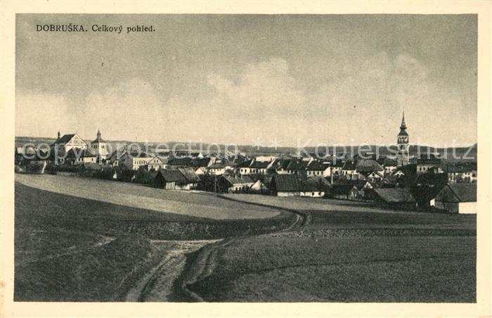 Dobruska Gutenfeld Panorama Kirche