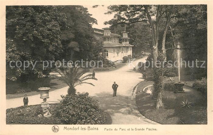 Mondorf-les-Bains Partie du Parc et la Grande Piscine