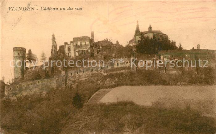 Vianden Chateau vu du sud
