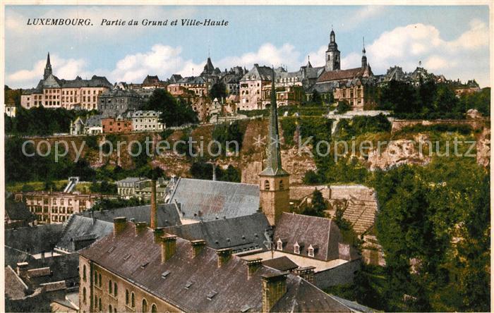 Luxembourg Luxembourg Partie du Grund et Ville Haute