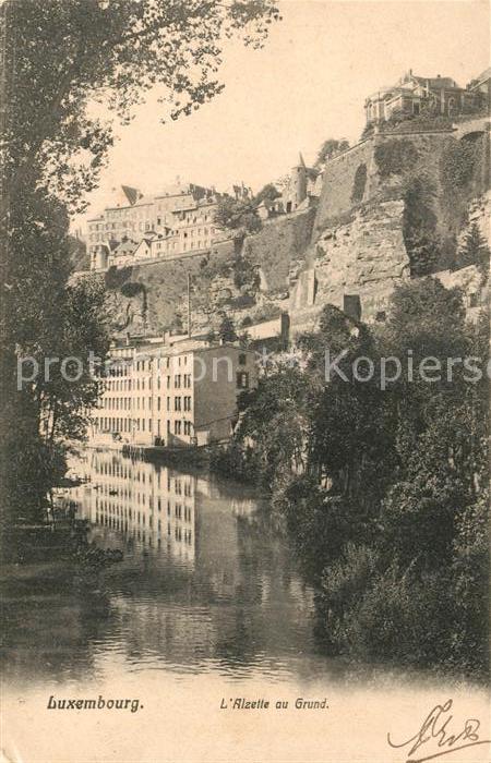 Luxembourg Luxembourg Alzette au Grund
