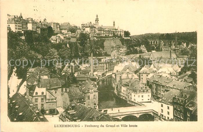 Luxembourg Luxembourg Faubourg du Grund et Ville haute