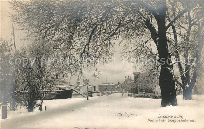 Stockholm Motiv fran Skeppsholmen